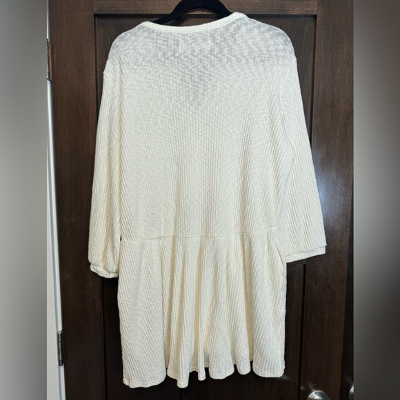 Free People Beach Blossom Henley Ribbed Tshirt Dress - Picture 3 of 3
